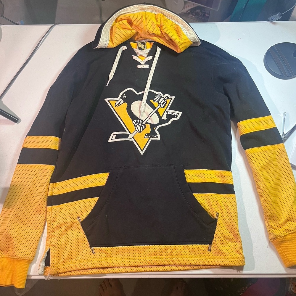 VTG‎ CCM Men's Pittsburgh Penguins Hoodie Small Stitched Logo